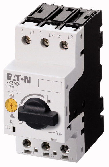 Автоматический выключатель защиты двигателя 1 А, 3Р, Eaton, 072734_PKZM0-1
