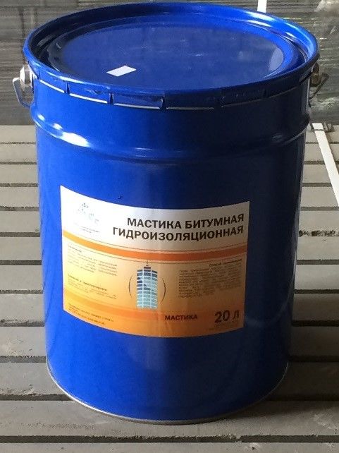 Мастика битумно-резиновая МБР-100 Bitumast 18 кг