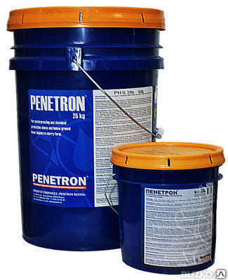 Гидроизоляция Пенетрон проникающая для бетона ведро 10 кг