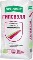 Штукатурка Гипсовая Универсальная ОСНОВИТ ГИПСВЭЛЛ PG25 (Т-25) 5 кг
