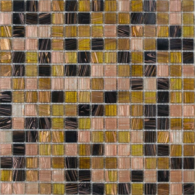 Мозаика Elada Mosaic. HK-48 (327x327x4 мм) шоколадно-карамельный микс
