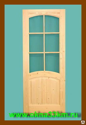 Деревянная дверь массив сосны