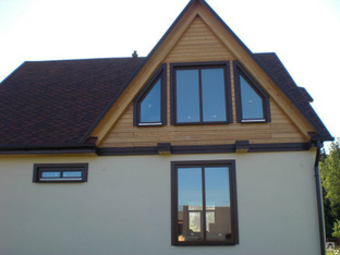 Деревянные окна для балкона и лоджии #1