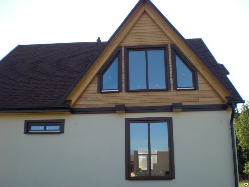 Деревянное окно со стеклопакетом для балкона и лоджии