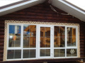 Окна из дерева для дачи, террас, веранд, беседок (сосновые)