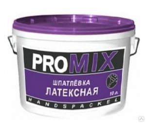 Шпатлёвка латексная универсальная PROMIX 25 кг пакет 40 пакетов/паллета
