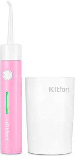 Ирригатор для полости рта Kitfort КТ-2957-1 бело-розовый