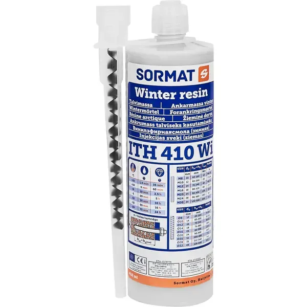 Анкер химический Sormat ITH 410 Wi для бетона, кирпича, керамзита и камня SORMAT None