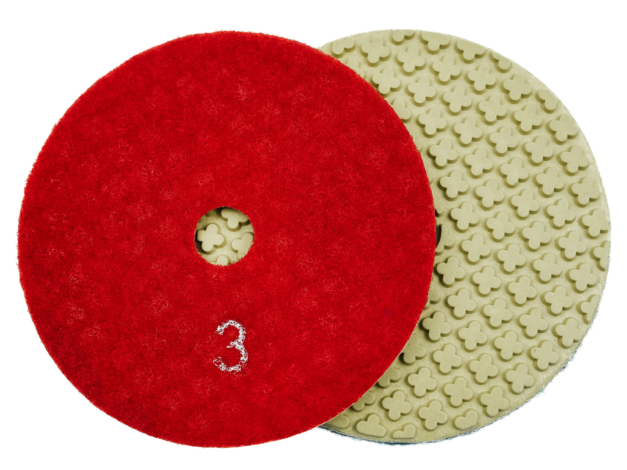 Алмазные гибкие шлифовальные диски №3 Ø 100 сухие "крестики" 5 номеров 1 шт