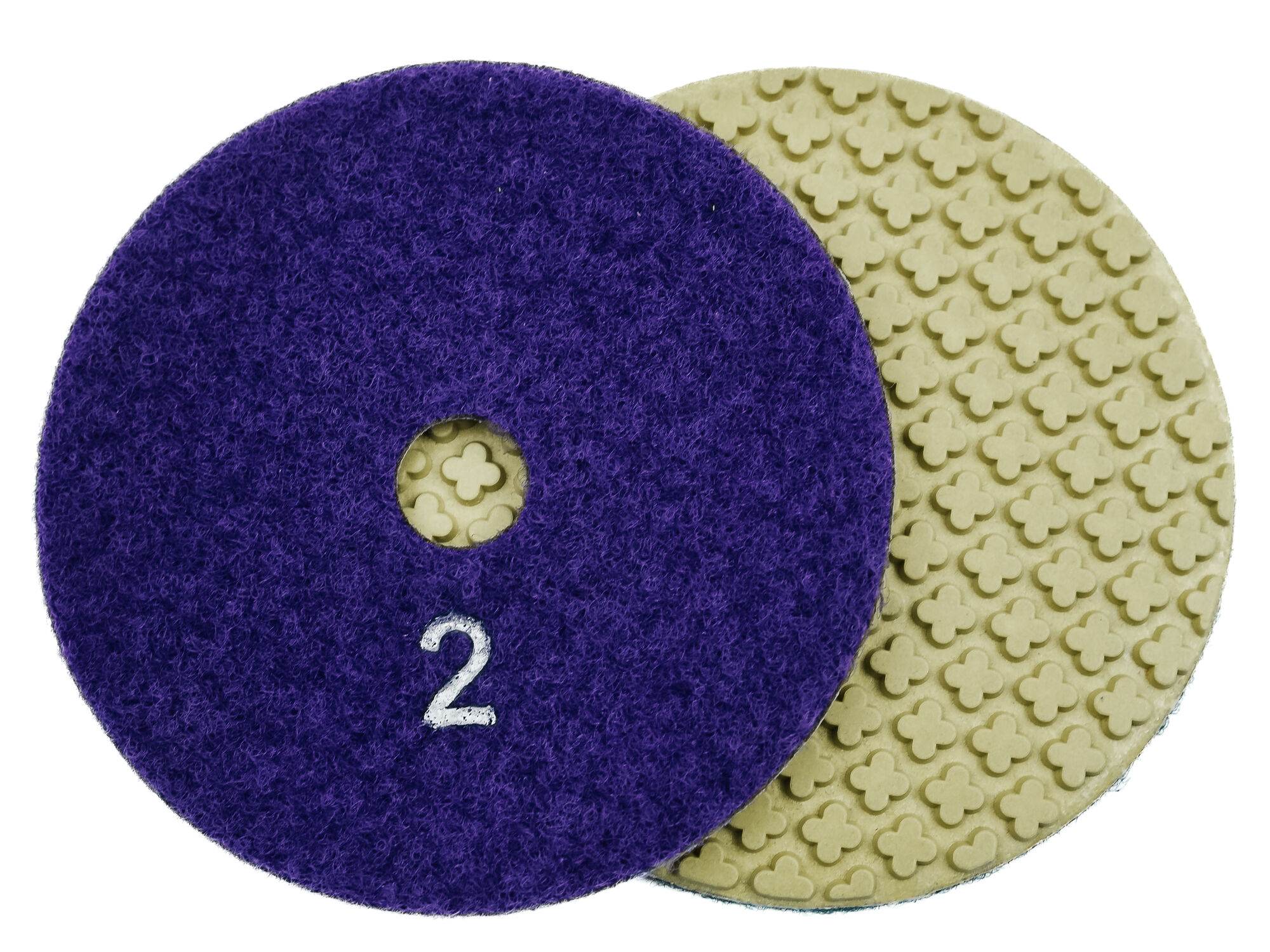 Алмазные гибкие шлифовальные диски №2 Ø 100 сухие "крестики" 5 номеров 1 шт
