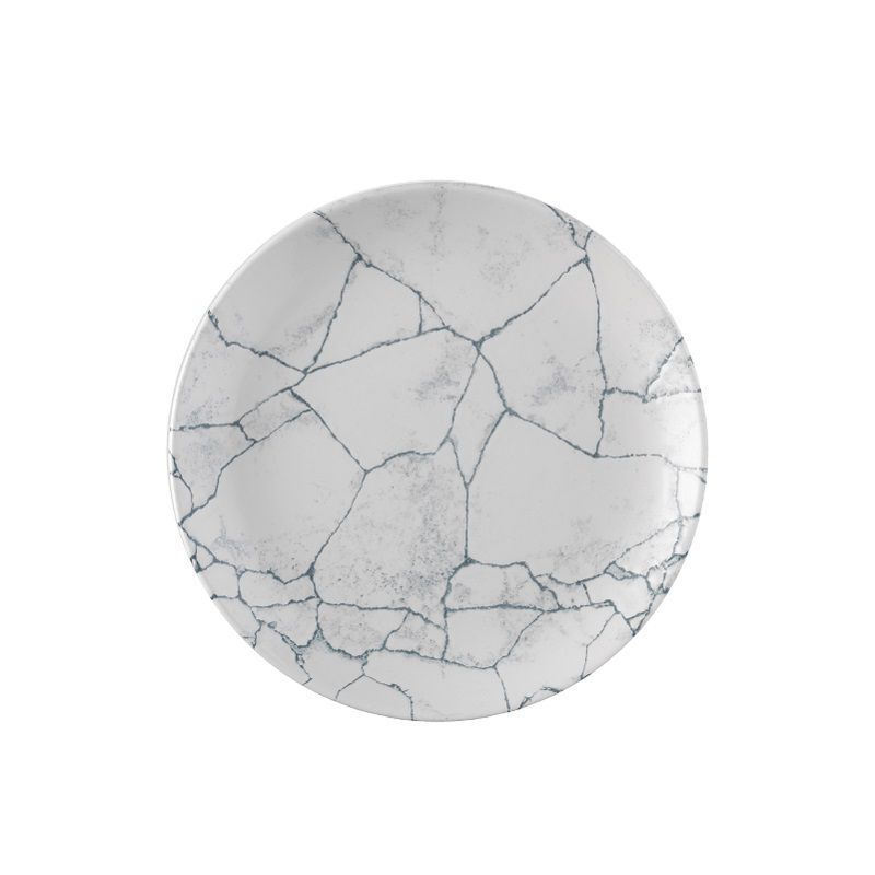 Тарелка мелкая 21,7см, без борта, цвет Kintsugi Pearl Grey, Studio Prints KTPGEVP81