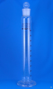 Мерный цилиндр 1000 мл со стеклянной пробкой 45/40, ИСП 2 - 2 кл.точн. 