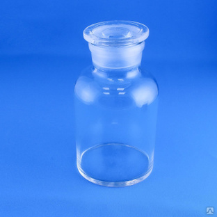 Склянка (штанглас) с притёртой пробкой, светлое стекло, 5drops, 1000 мл, широкое горло 
