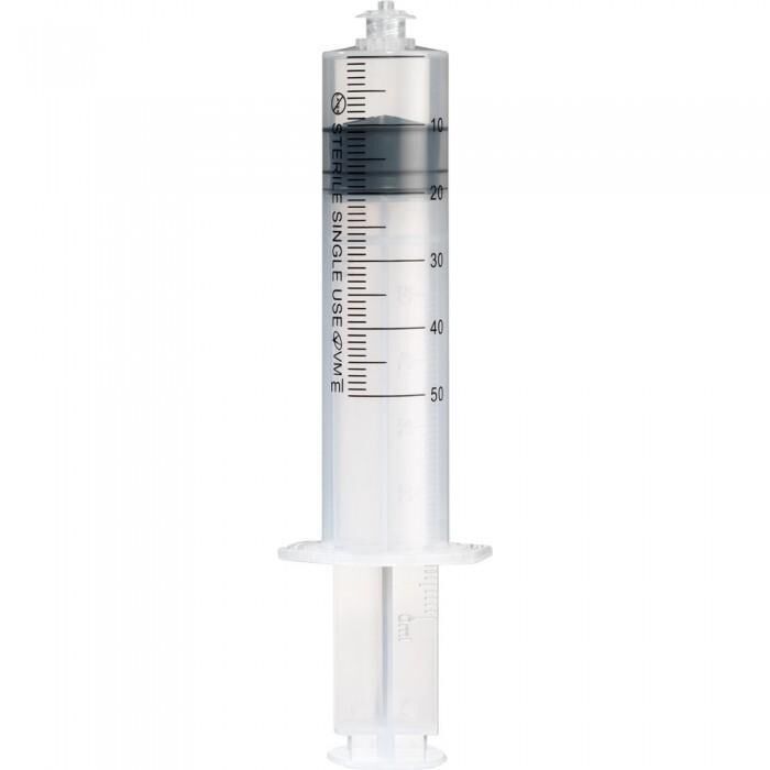 Перфузорный шприц 50 мл 3-х компонентный, без иглы, с Луер-Лок крепелнием, для любых инфузионных насосов, 100 шт/упак ST