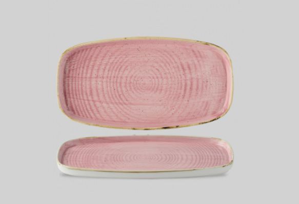 Блюдо ChefS 30х15,4см, с бортом, StoneCast, цвет Petal Pink SPPSWO291