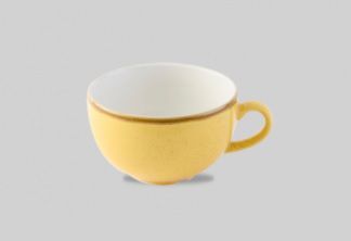 Чашка Cappuccino 340мл StoneCast, цвет Mustard Seed Yellow SMSSCB281