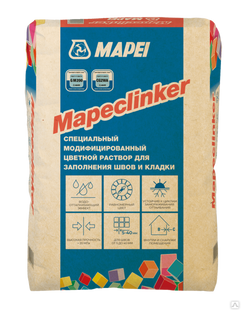Шовный заполнитель для кладки Mapeclinker №114 Антрацит (25 кг) 