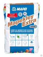 Клей для плитки Mapekley Extra серый, 25 кг 