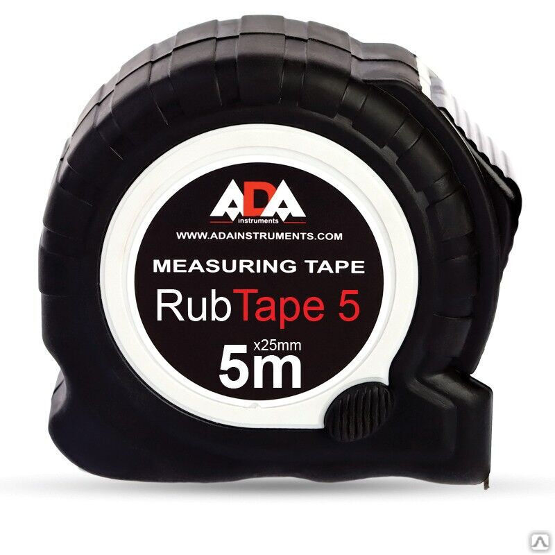 Рулетка измерительная со стальной лентой ADA RubTape 5
