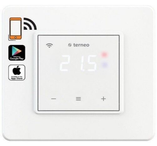 Терморегулятор X1S.716 (программируемый, Wi Fi) Белый, датчики воздуха или пола