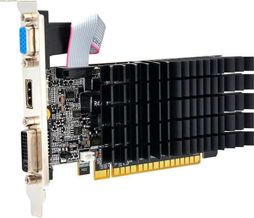 Видеокарта Afox GeForce G210 LP 1GB (AF210-1024D3L5-V2)