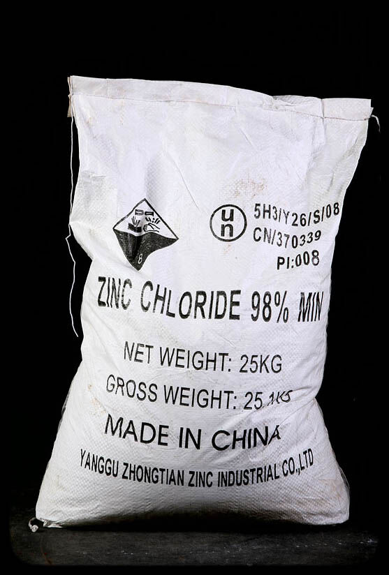 Хлористый цинк в мешках по 25 кг