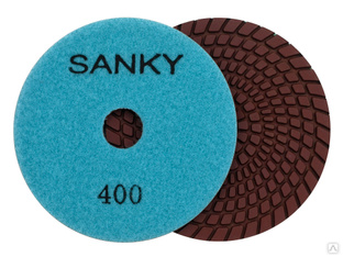 Алмазные гибкие диски Ø 100 №400 САНКИ c водяным охлаждением 
