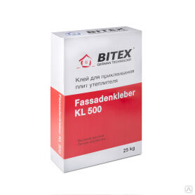 Клей для приклеивания плит утеплителя BITEX FassadenKleber KL500 (25 кг ...