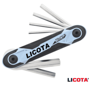 Ключ имбусовый набор 7 предметов HEX 1,5 - 6 мм складной "LICOTA"