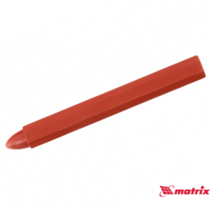 Мелок разметочный восковой красный, 120 мм, "MATRIX"