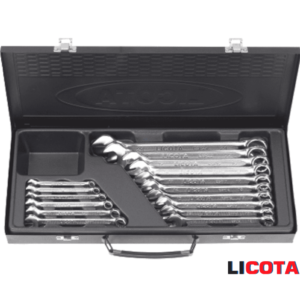 Набор ключей комбинированных Cr-V "LICOTA" 6-24мм 16 предметов в металлическом ящике