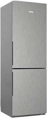 Двухкамерный холодильник Pozis RK FNF-170 серебристый металлопласт ручки вертикальные