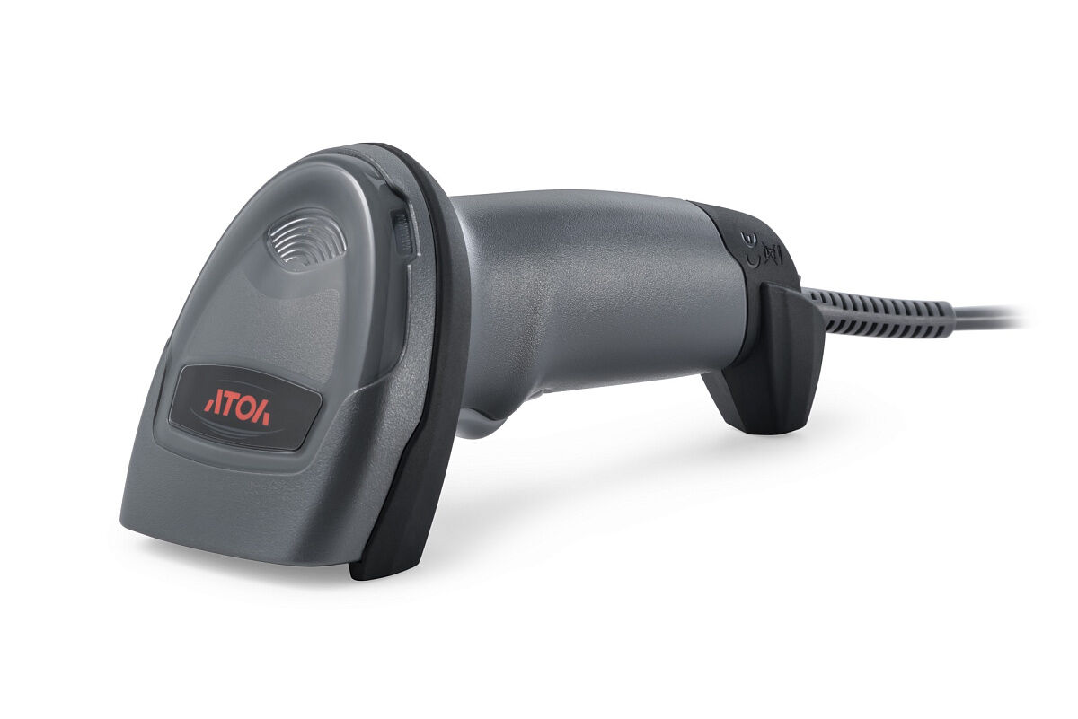 Сканер штрих-кода АТОЛ SB 2108 Plus, USB, чёрный, с подставкой Атол