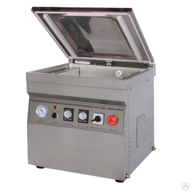 Вакуумный упаковщик для продуктов HVC-400/2T нерж (H)