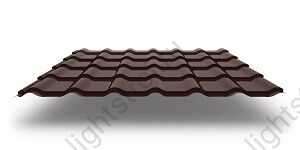 Профиль декоративный Монтерра Х RAL8017 (Шоколадно-коричневый) 0,45 мм