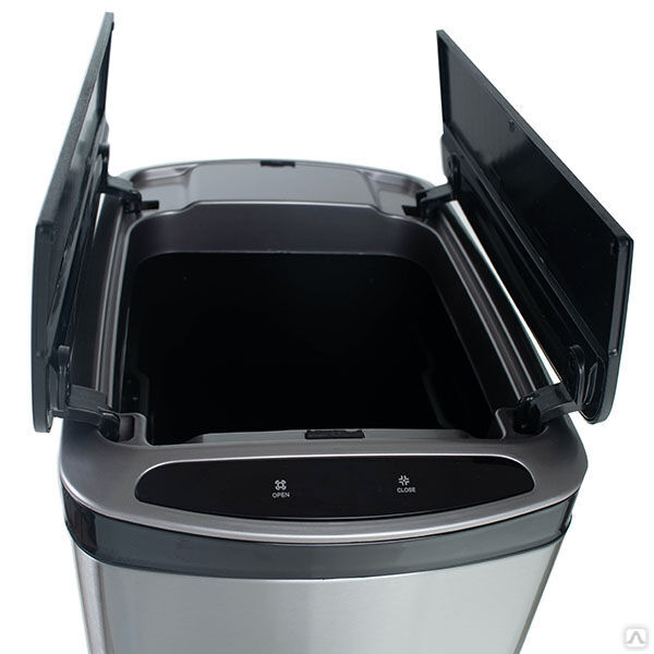 Ведро для мусора сенсорное, прямоугольное, створки, внутр ведро, Foodatlas JAH-5212, 30 л 3