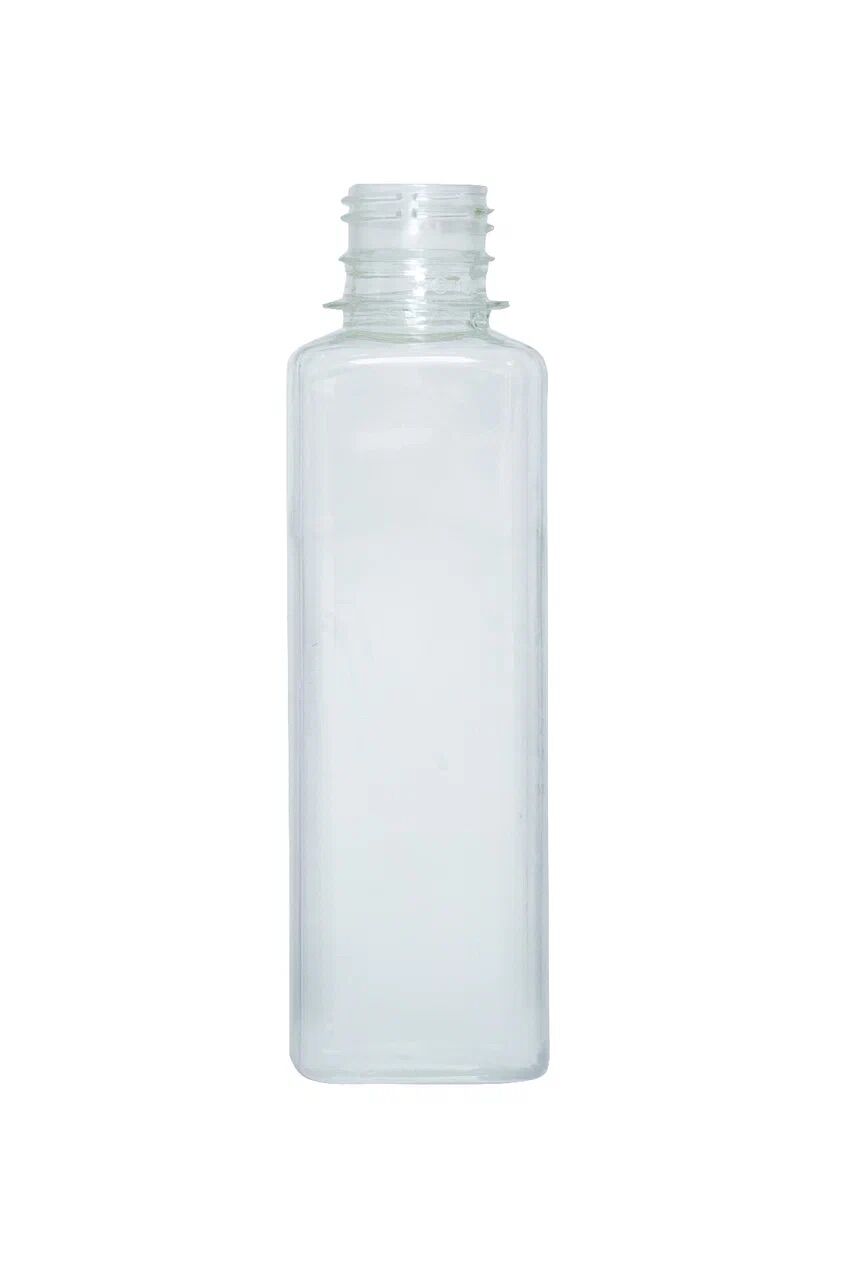 Бутылка пластиковая 0,25 л. квадрат.