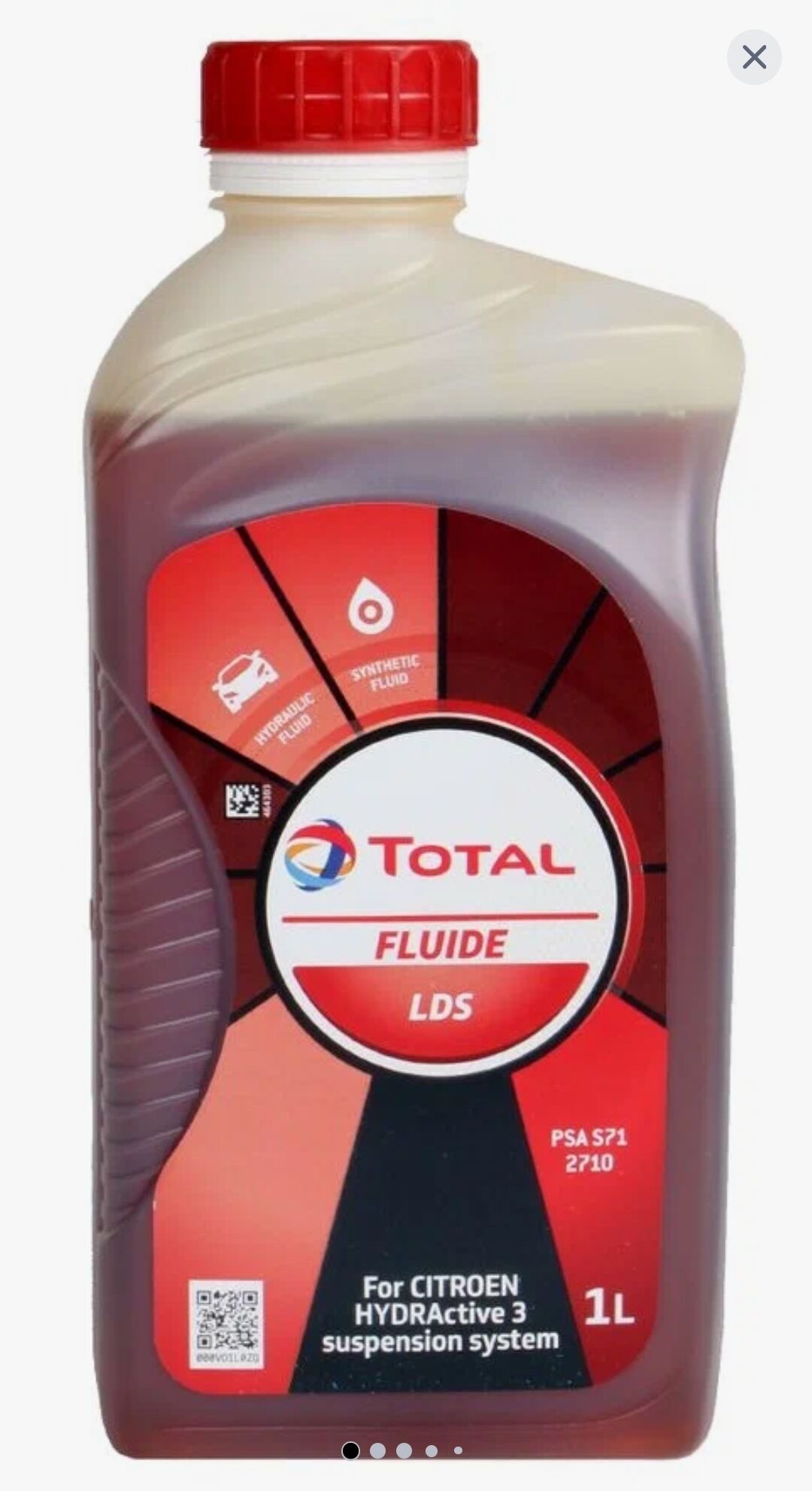 Жидкость гидравлическая TOTAL Fluide LDS (1л.)