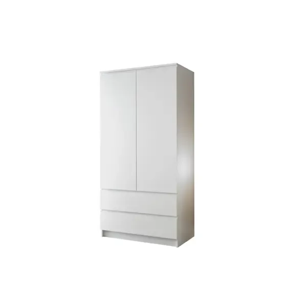 Шкаф распашной Дсв мебель Мори 90.4x180x50.4 см ЛДСП цвет белый
