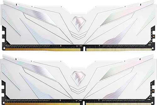 Оперативная память Netac DDR4 32Gb (2x16Gb) 3200MHz Shadow II White RGB (NTSWD4P32DP-32W)