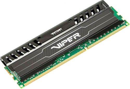 Оперативная память Patriot Memory DDR3 8GB 1600MHz Viper (PV38G160C0)