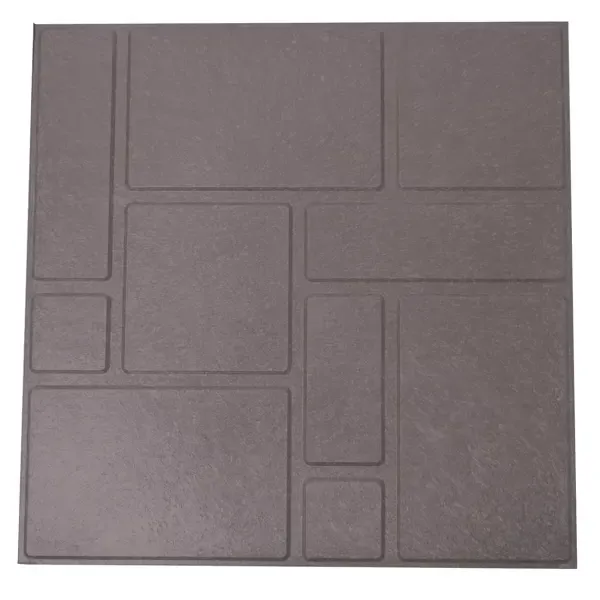 Плитка тротуарная полимерпесчаная 330x330x20 мм цвет коричневый