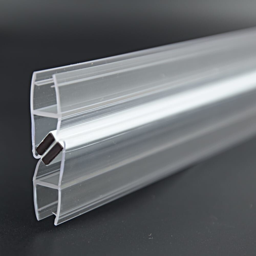 Магнитный уплотнительный профиль для стекла 8 мм SERVICE PLUS PVH04-914KW8