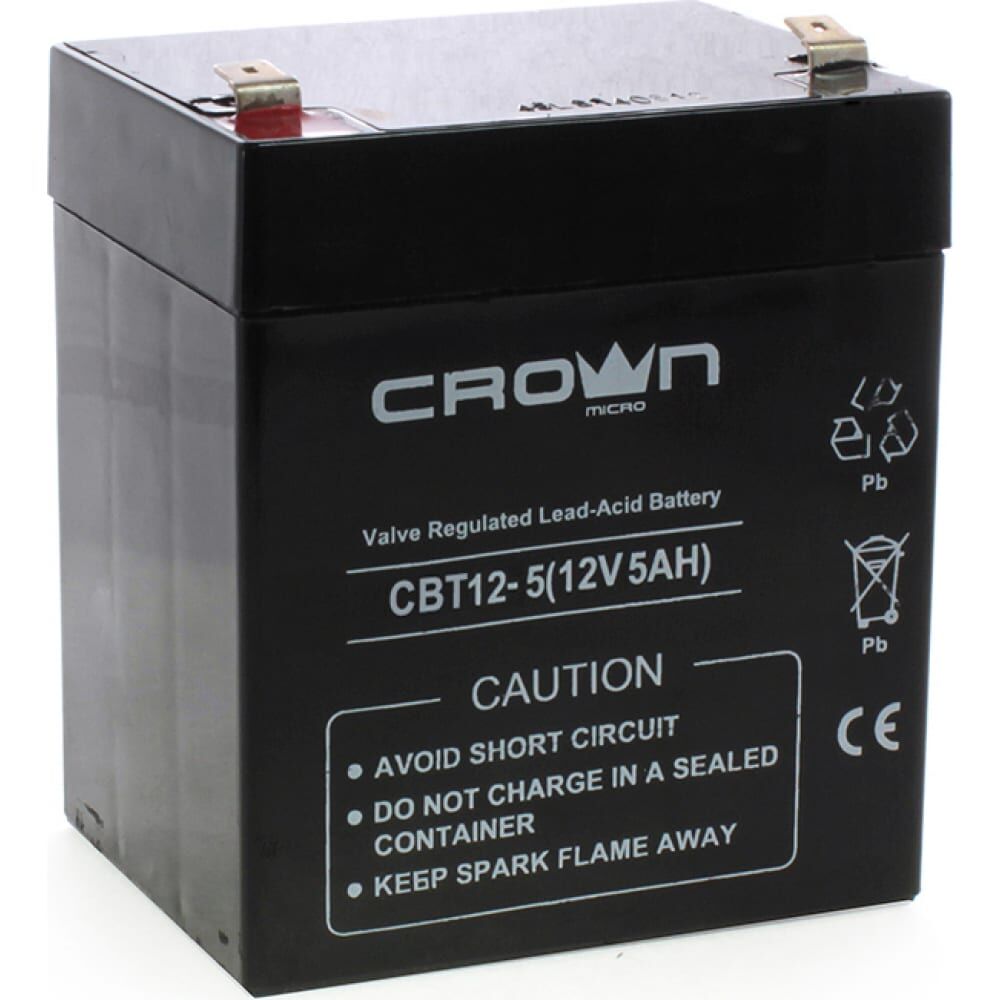 Аккумулятор CROWN MICRO СВТ-12-5