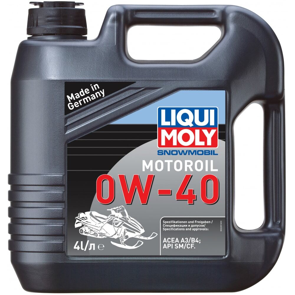 Синтетическое моторное масло 4T для снегоходов LIQUI MOLY Snowmobil Motoroil 0W-40 4л 2261