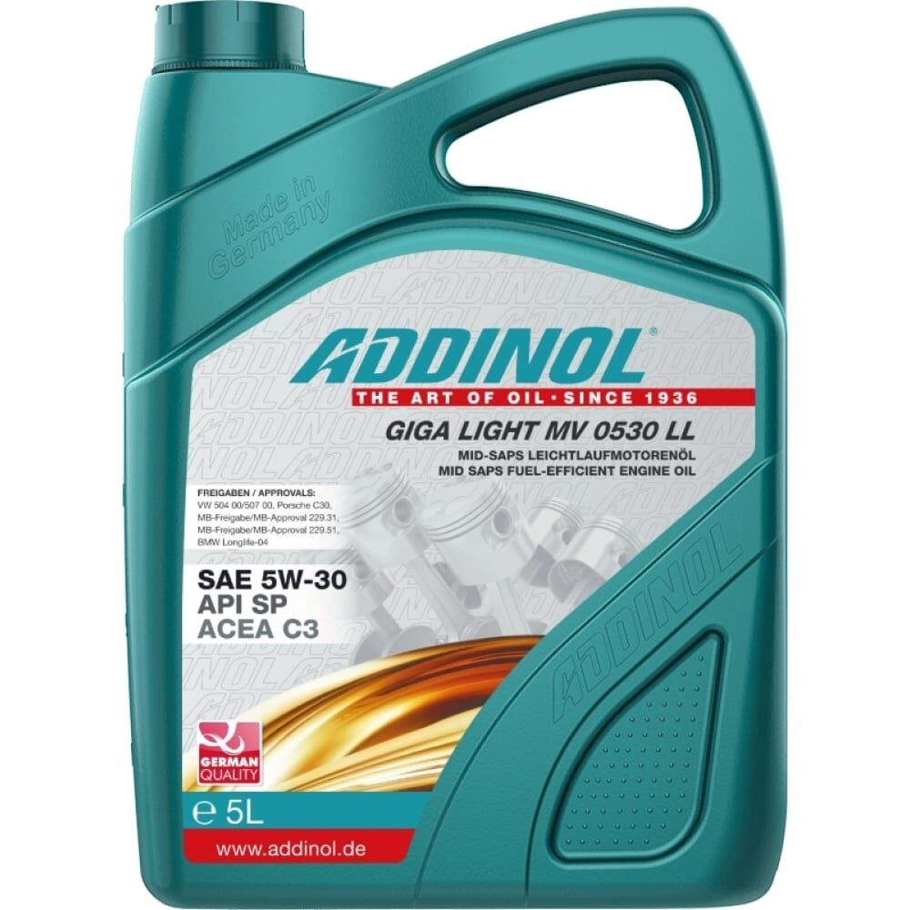 Моторное масло Addinol Giga Light MV 0530 LL 5W-30