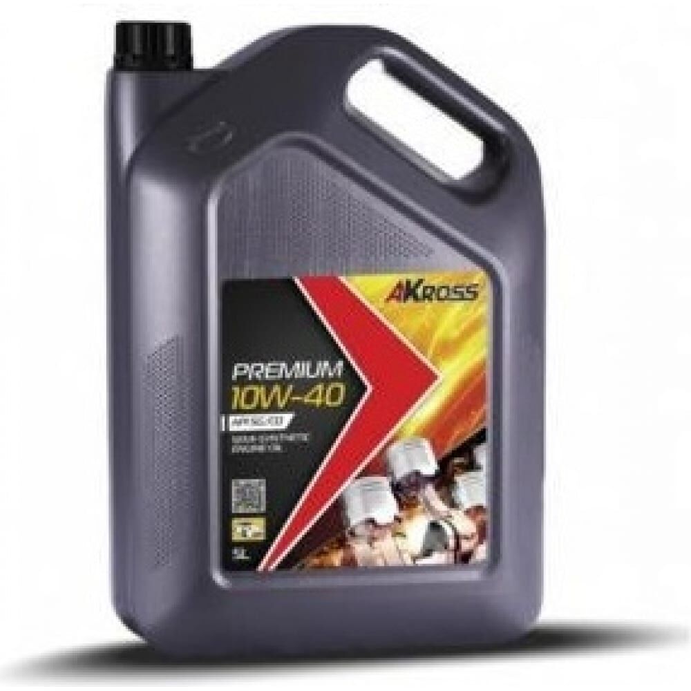 Моторное полусинтетическое масло AKross PREMIUM 10W-40 SG/CD