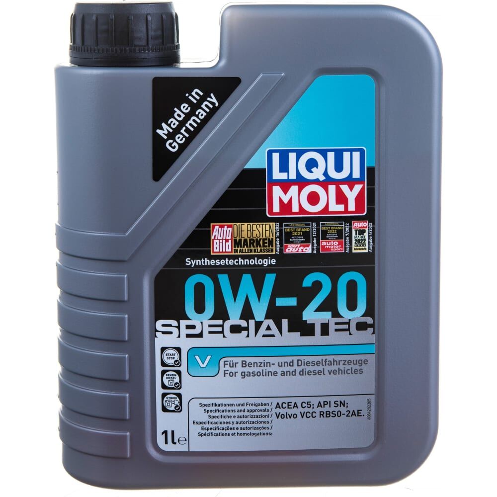 НС-синтетическое моторное масло LIQUI MOLY Special Tec V 0W-20 C5