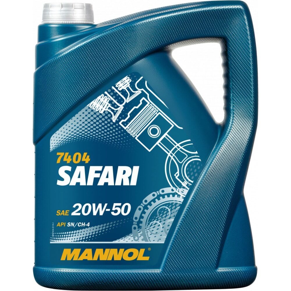 Минеральное моторное масло MANNOL SAFARI 20W50