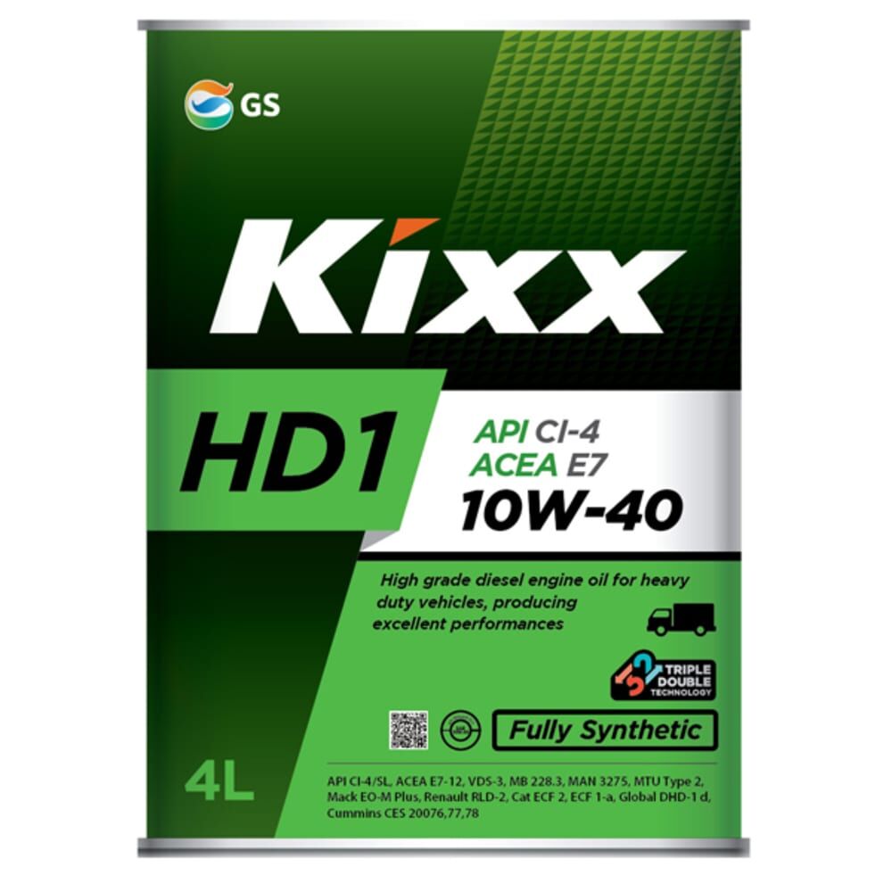 Синтетическое моторное масло KIXX HD1 10W40